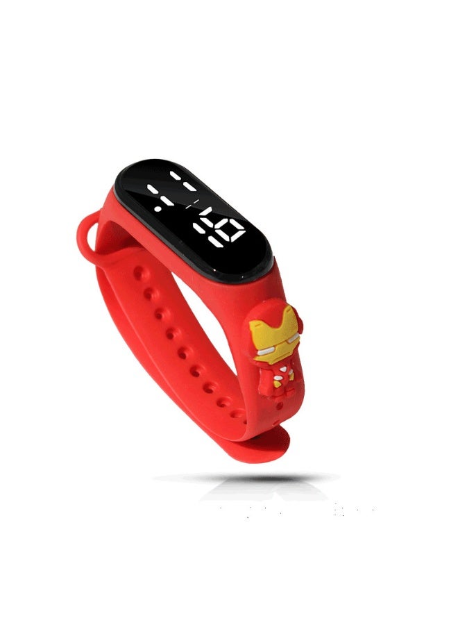 Free Air 6 Pcs Children's Cute Cartoon Waterproof Silicone Touch Watch - Image 4